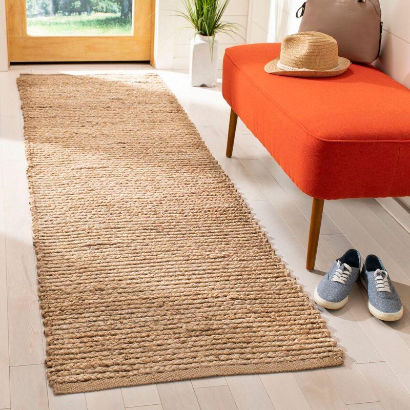 Cape Cod Handwoven Natural Jute 2'3" x 12' Runner Rug