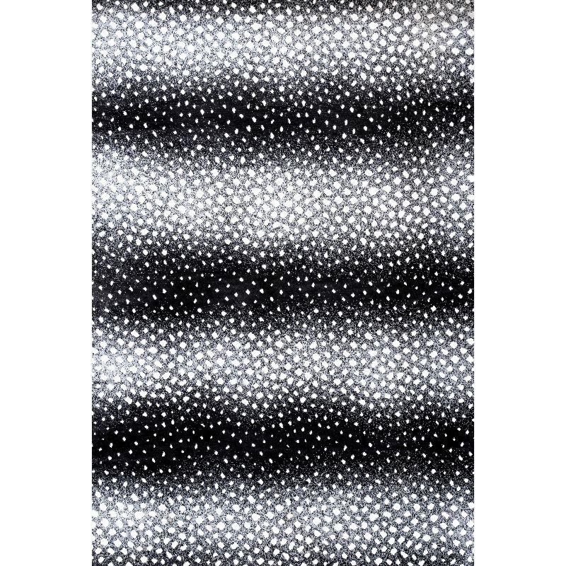 3'x 5' Antelope Modern Animal Area Rug, Black/Cream - JONATHAN Y
