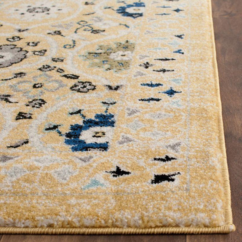 Evoke EVK210 Power Loomed Area Rug - Gold/Ivory - 8'x10' - Safavieh.