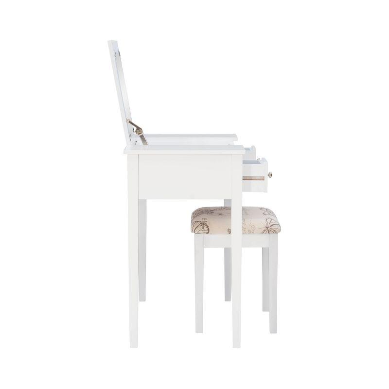 Butterfly Vanity and Stool - Linon