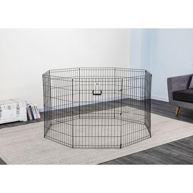 Go Pet Club Foldable Pet Exercise Pen 24" to 48" Tall GDP1024