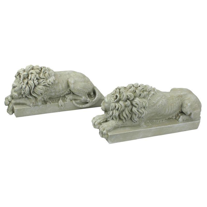 2 Piece Lions from the Vatican Figurines