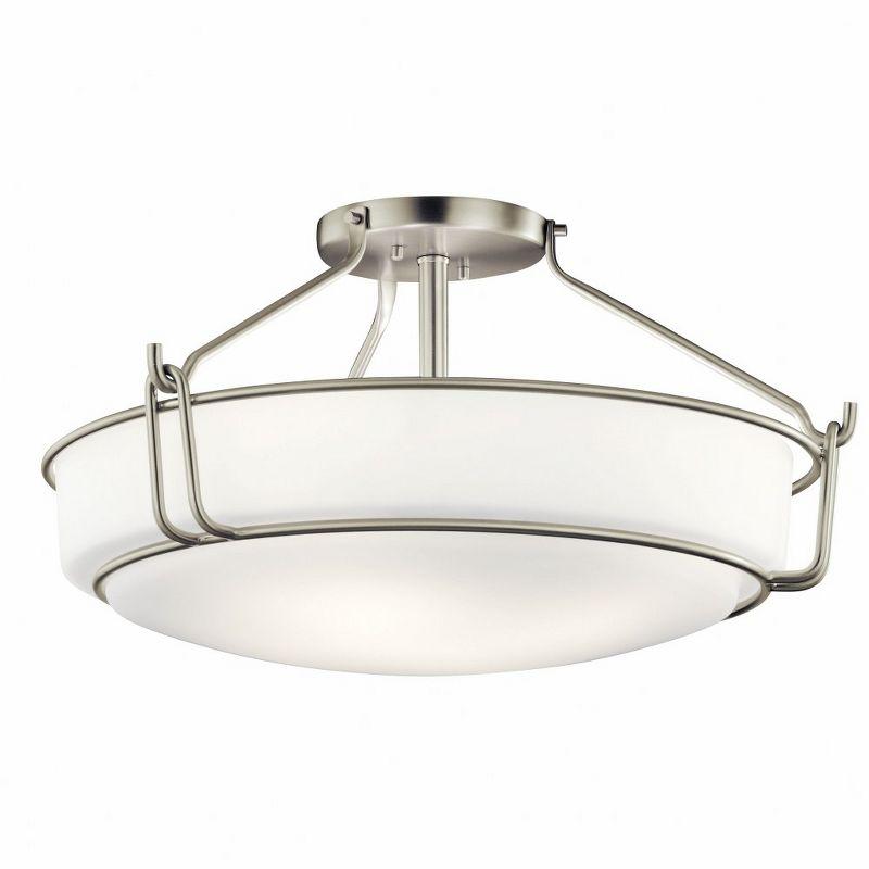 Kichler Lighting Alkire 4 - Light Semi-Flush Mount in  Brushed Nickel
