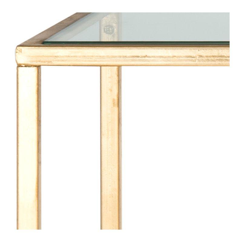 Inga Console Table - Gold/Glass - Safavieh