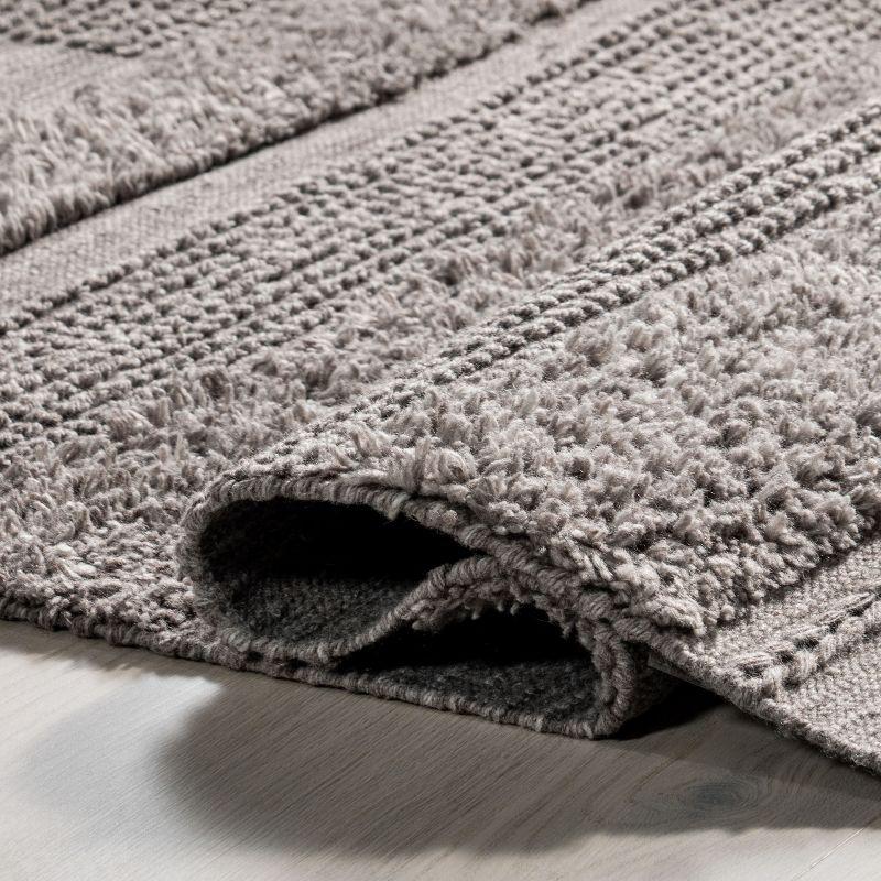 Jermund Textured Cotton-Blend Area Rug