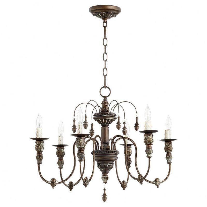 Quorum Lighting Salento 6-Light Vintage Copper Chandelier