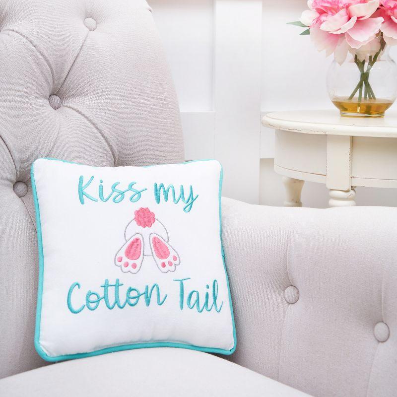 C&F Home Kiss My Cotton Tail Pillow