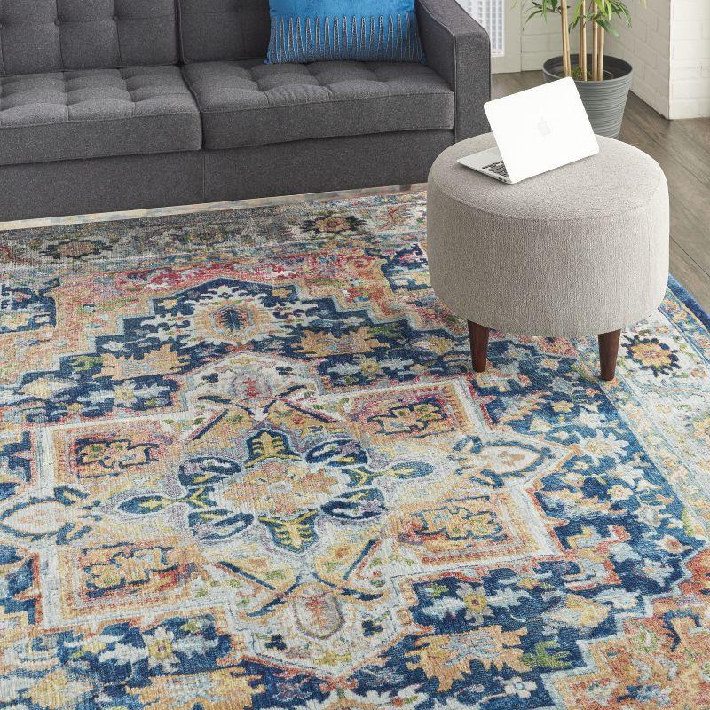 Nourison Global Vintage Center Medallion Indoor Area Rug