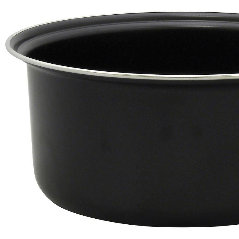Brentwood 2-Piece Nonstick Carbon Steel Saucepan Set in Black