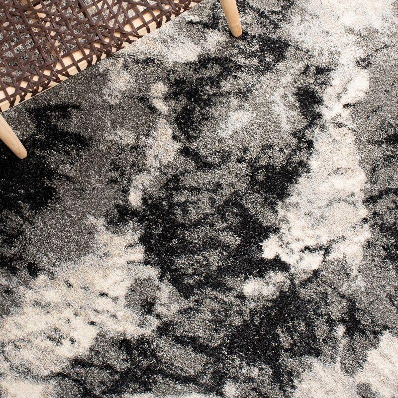 Retro RET2141 Power Loomed Indoor Area Rug - Cream/Grey - 4'x6' - Safavieh.