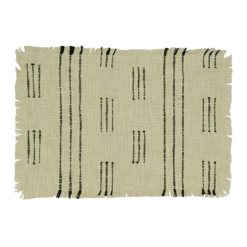 Amayah Cotton Striped Rectangle Placemat