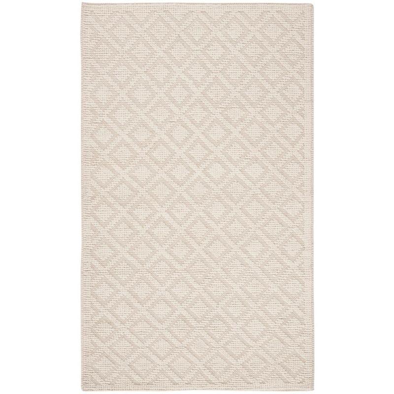 Vermont VRM304 Hand Woven Indoor Area Rug - Ivory - 4'x6' - Safavieh