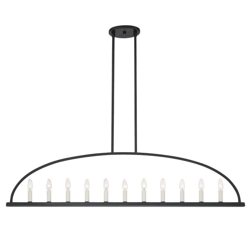 Crystorama Lighting Abbott 11 - Light Chandelier in  Black
