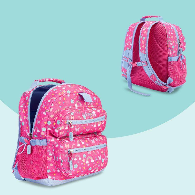 Bentgo Kids' 14.25" School Backpack - Rainbows and Butterflies