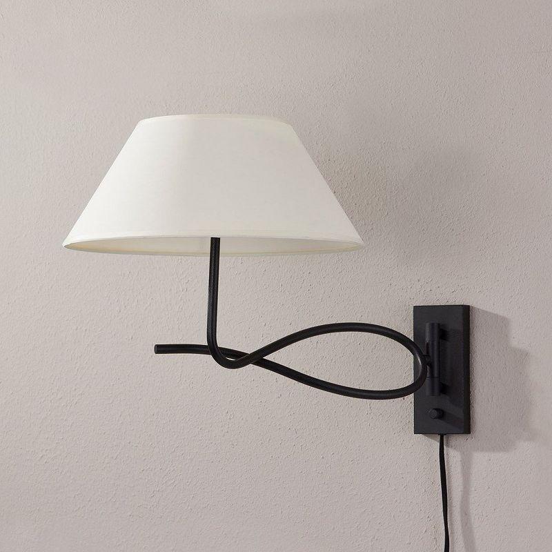 Alameda Plug-In Sconce by Colin King x Troy Lighting - Black