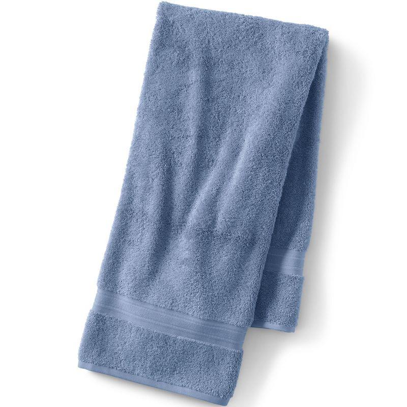 Lands' End Premium Supima Cotton Bath Towel - Bath Towel - Copenhagen Blue
