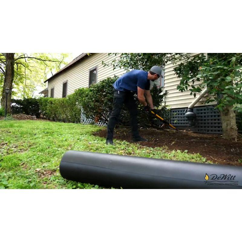 DeWitt 3' x 250' Black Polypropylene Landscape Fabric