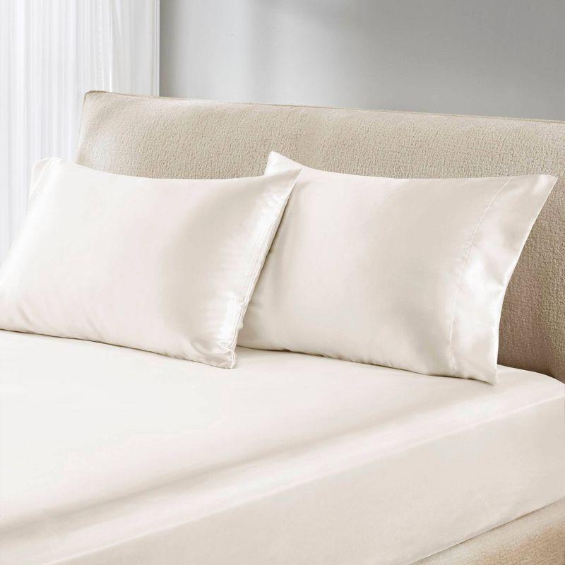Madison Park Essentials Satin Luxury 2PC Pillowcases (Set of 2)