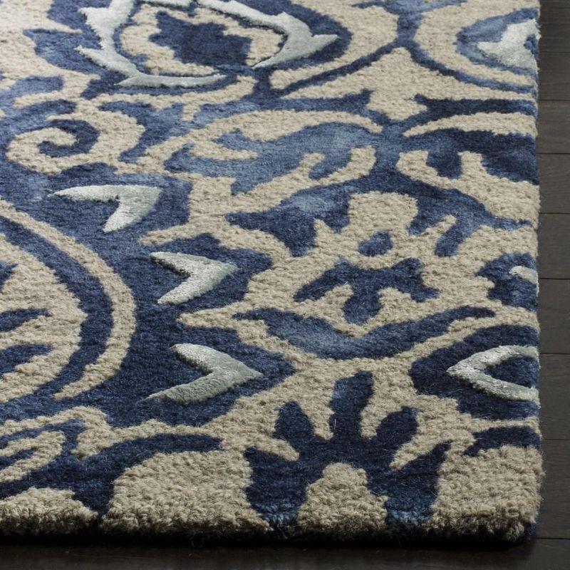 Dip Dye DDY511 Hand Tufted Area Rug - Royal Blue/Beige - 8'x10' - Safavieh.