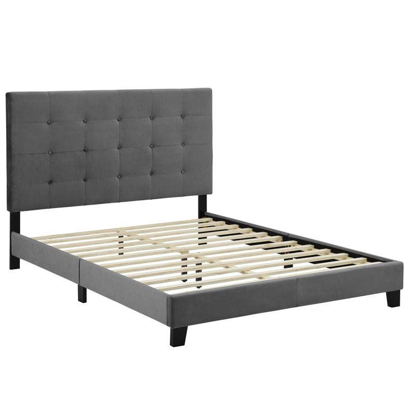 Modway Melanie Tufted Button Upholstered Performance Velvet Platform Bed