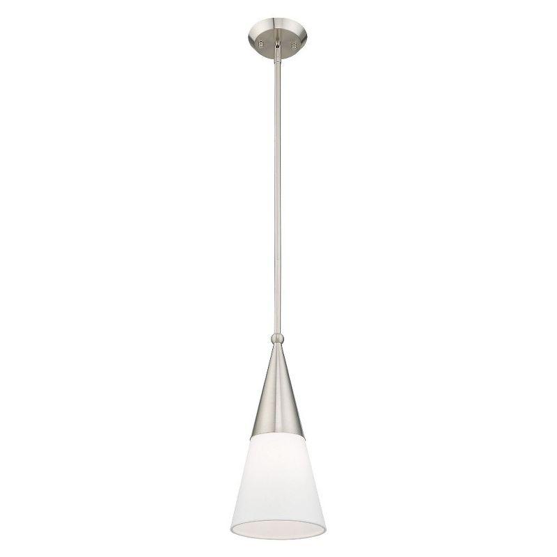 Livex Lighting Stockholm 1 - Light Pendant in  Brushed Nickel