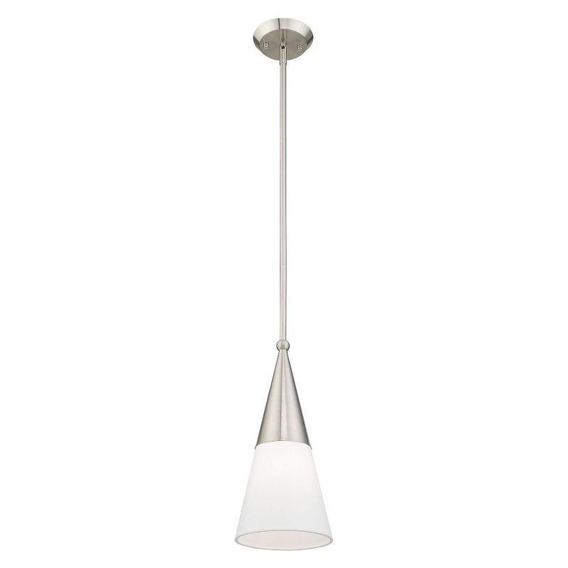 Livex Lighting Stockholm 1 - Light Pendant in  Brushed Nickel