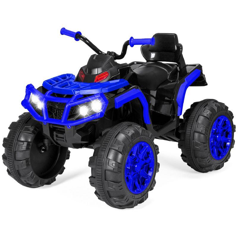 12V Blue Kids Ride-On Electric ATV Quad with LED Lights