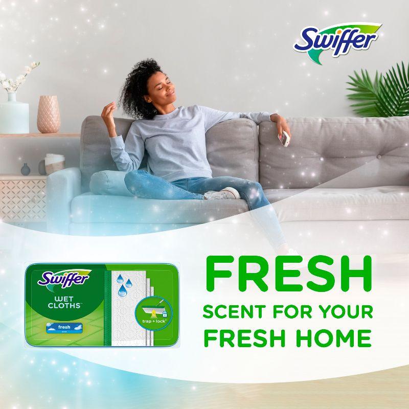 Swiffer Sweeper Wet Mopping Cloths Refills - Fresh Scent