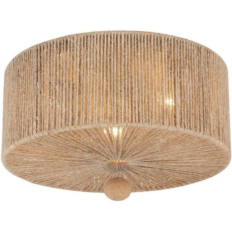 Crystorama Lighting Jessa 3 - Light Flush Mount in  Burnished Silver