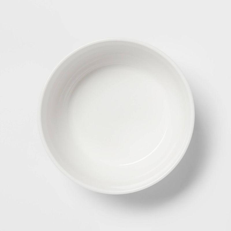24oz Stoneware Westfield Cereal Bowl White - Threshold™