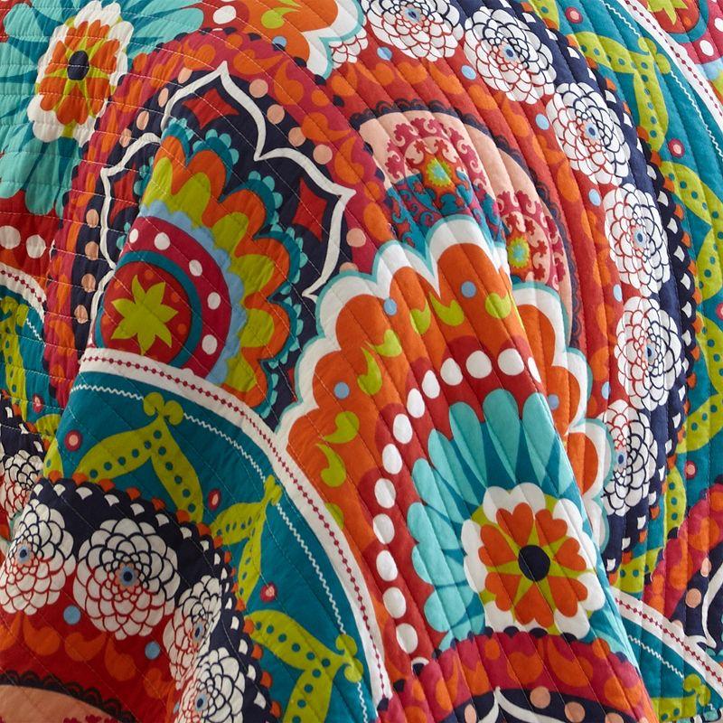 Serendipity Full/Queen Quilt Set - One Full/Queen Quilt and Two Standard Shams - Multicolor - Levtex Home