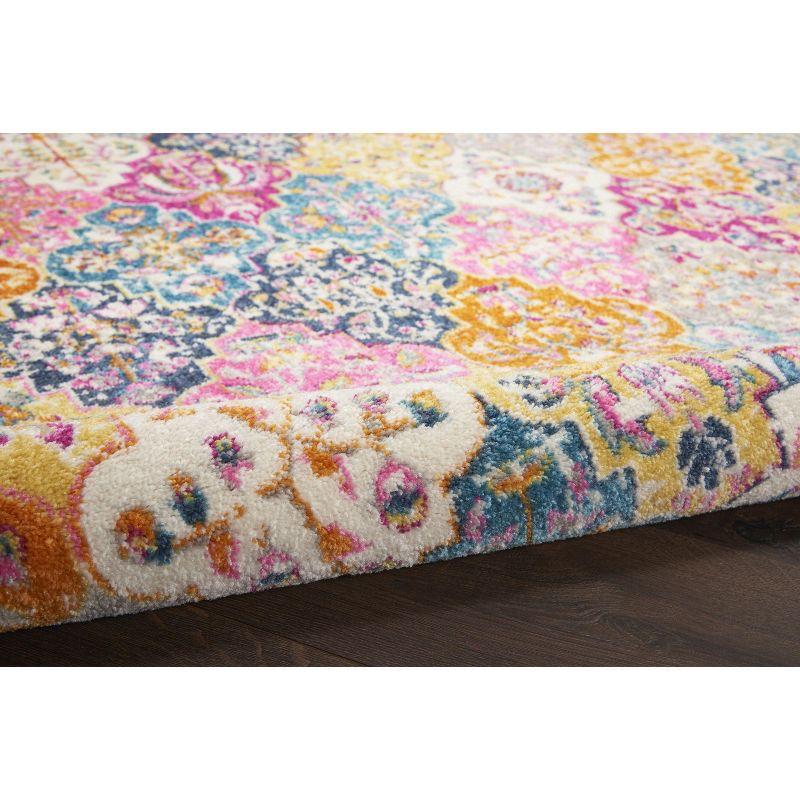 Multicolor Floral Tufted Synthetic Runner Rug, 2'2" x 7'6"