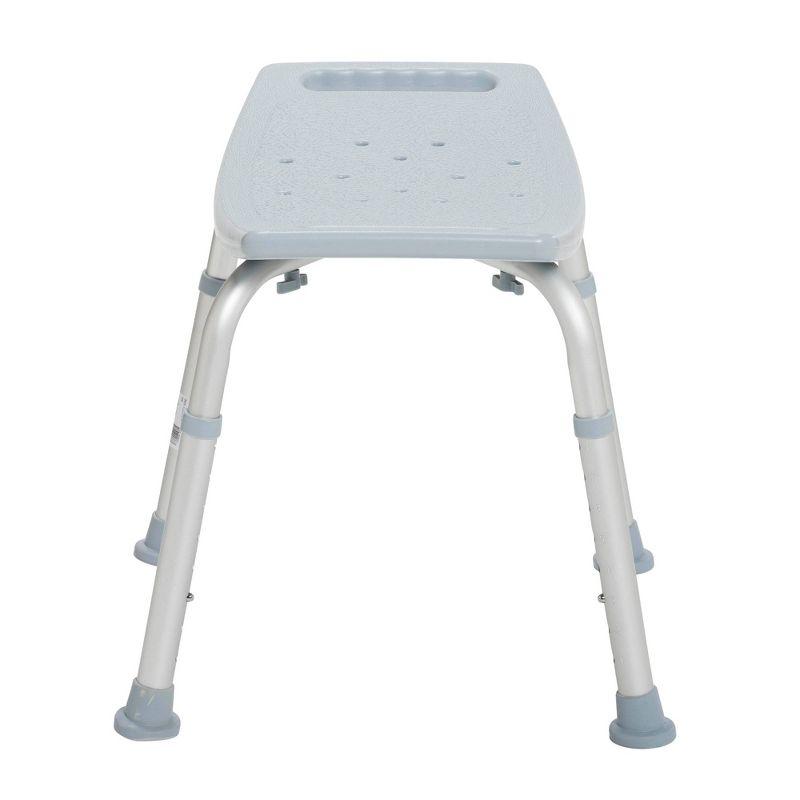 Drive Medical Bathroom Safety Shower Tub Bench Chair, Gray