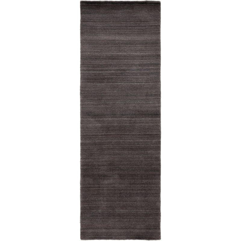 Himalaya HIM820 Handmade Runner Rug - 2'3"x6' - Charcoal - Safavieh