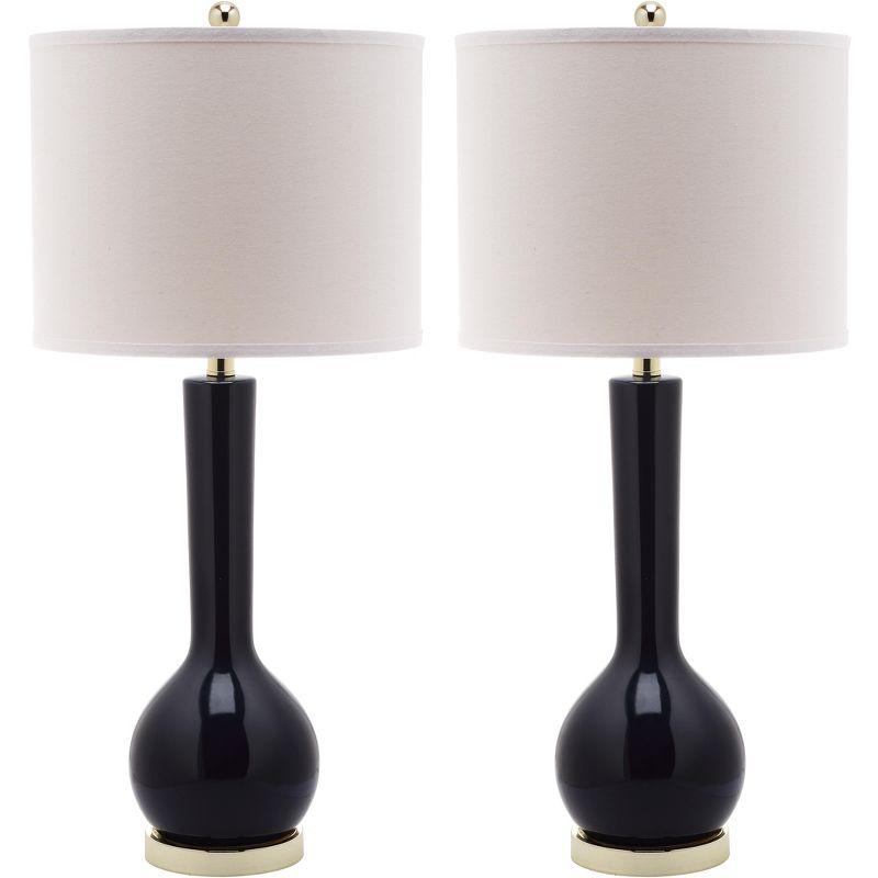 Mae Long Neck Ceramic Table Lamp (Set of 2)  - Safavieh