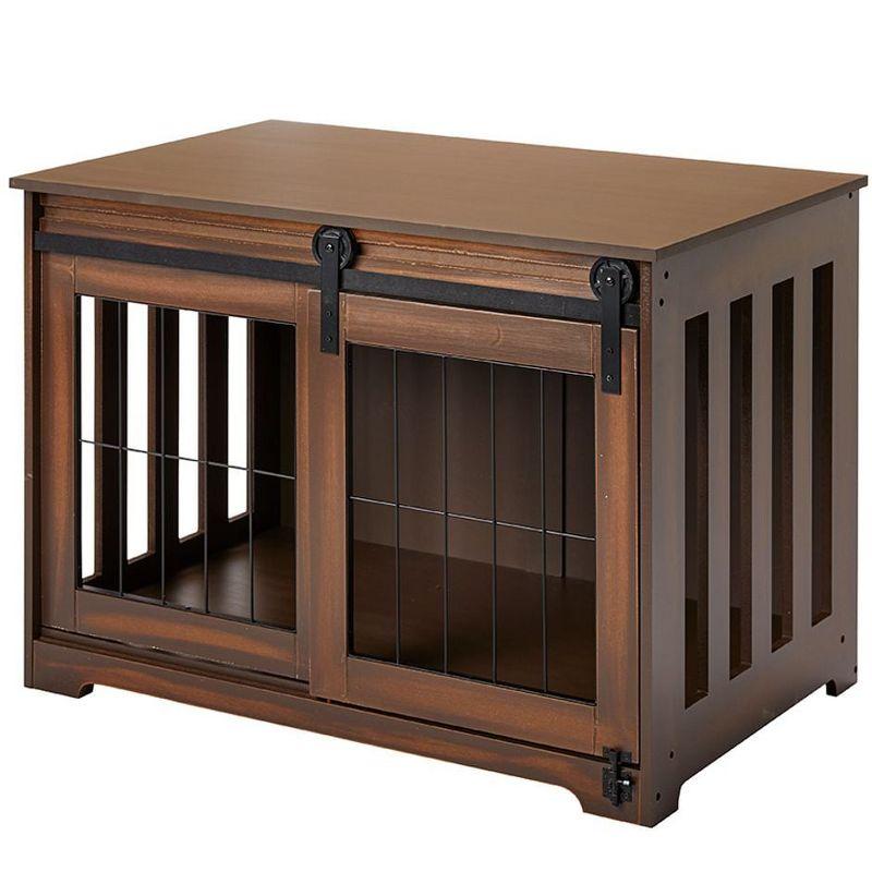 The Lakeside Collection Barn Door Pet Crates