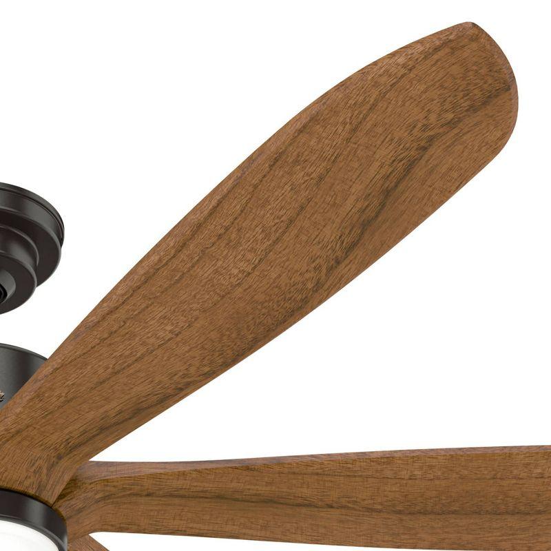 58" Rhinebeck Ceiling Fan with Remote (Includes LED Light Bulb) - Hunter Fan