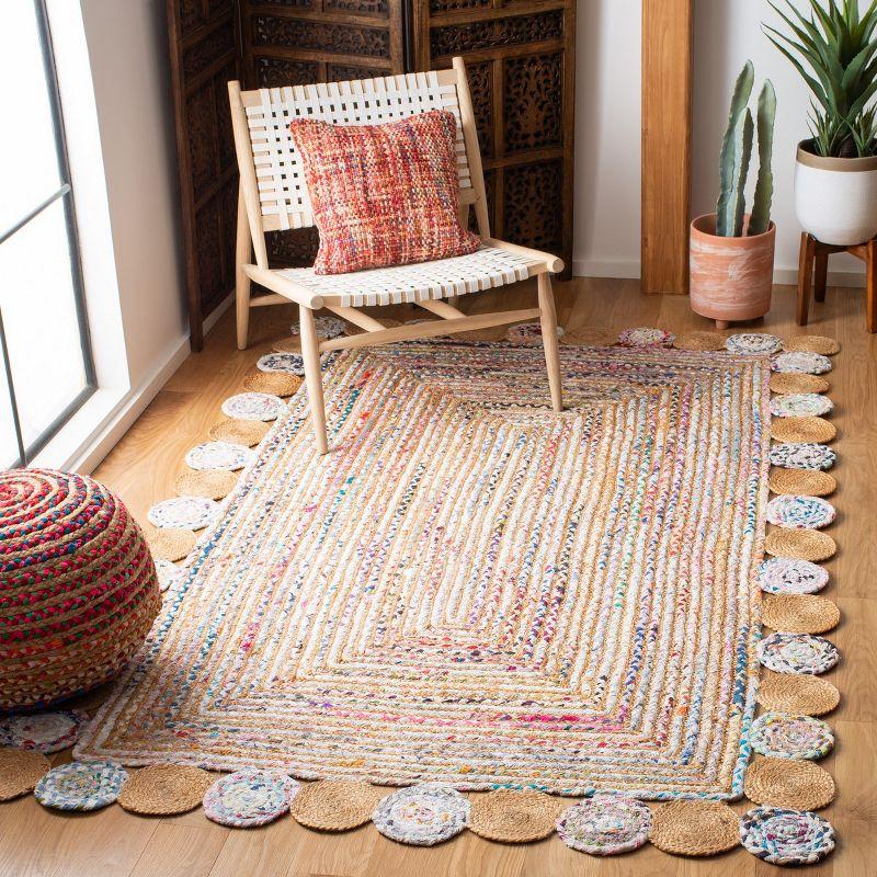 Cape Cod CAP201 Woven Indoor Area Rug - Beige/Multi - 8'x10' - Safavieh