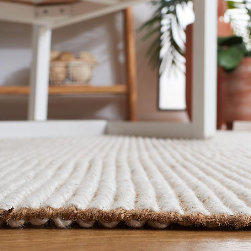 Natural Fiber NF826 Hand Woven Indoor Area Rug - Ivory/Natural - 4'x6' - Safavieh
