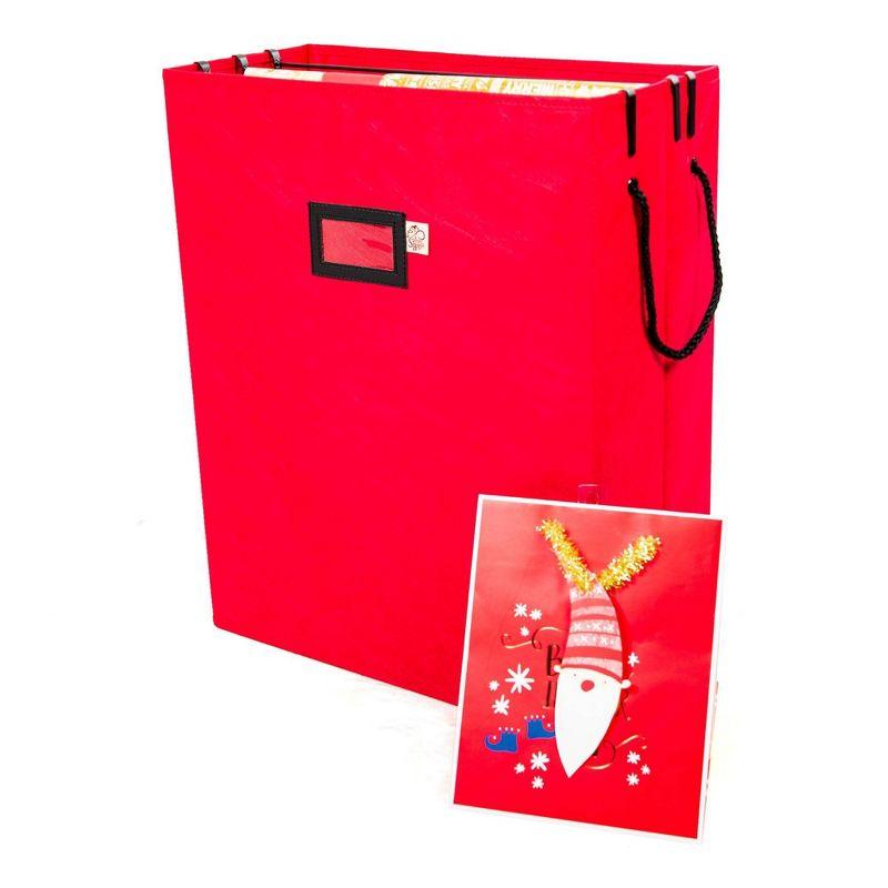 TreeKeeper Gift Bag and Tissue Paper Storage Box Red