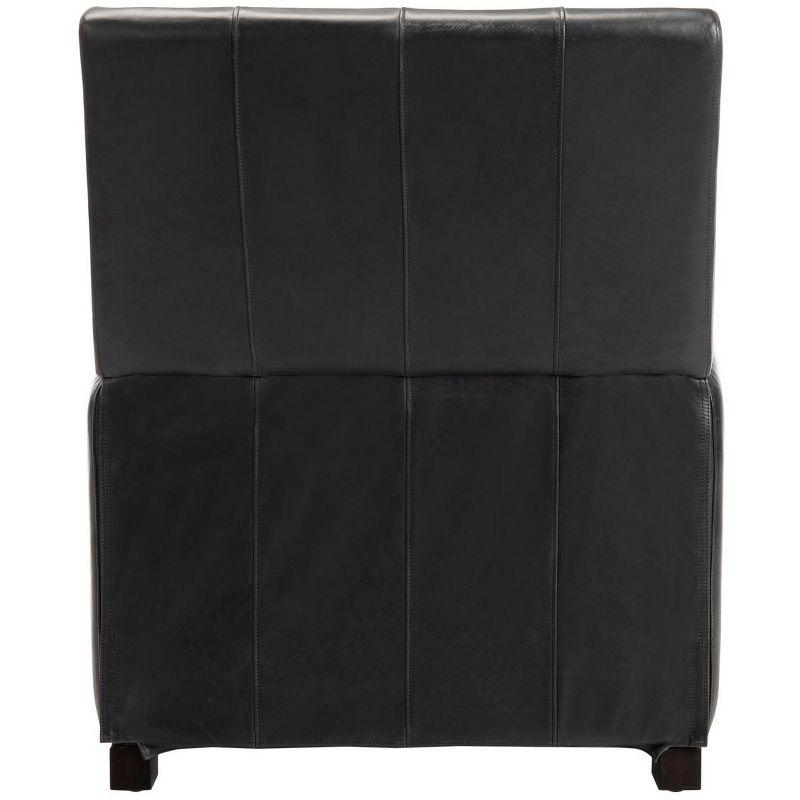 Buddy Leather Recliner - Black - Safavieh