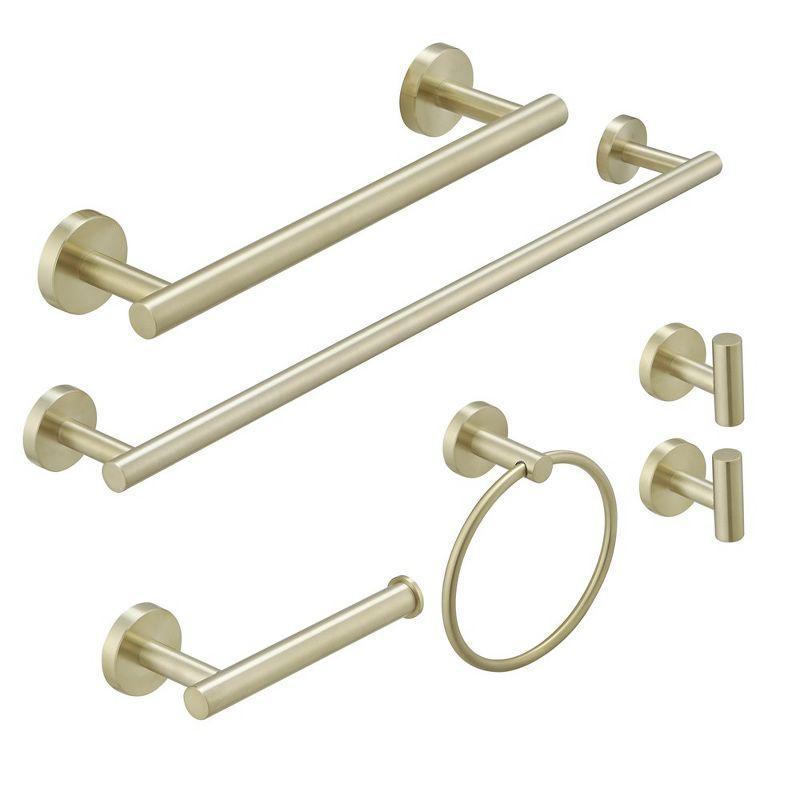 Brushed Gold 24-Inch Metal Bathroom Hardware Set