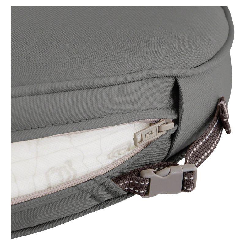 15" x 15" x 2" Montlake Fadesafe Round Patio Dining Seat Cushion Set: Water-Resistant, Zippered - Classic Accessories