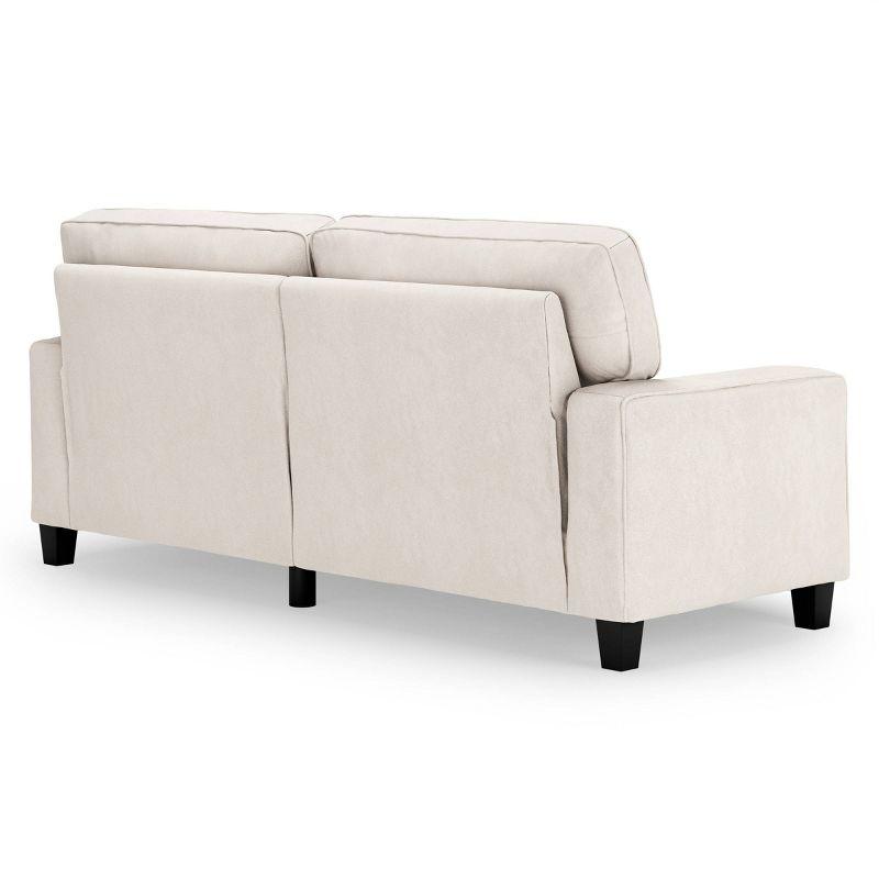 Serta Palisades 78" Track Arm Sofa, Easy Care Fabric, Soft Pillow Back, Pocket Coil Seat Cushions