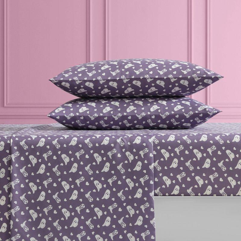 Betsey Johnson Cowgirl Disco Purple Full Sheet Set