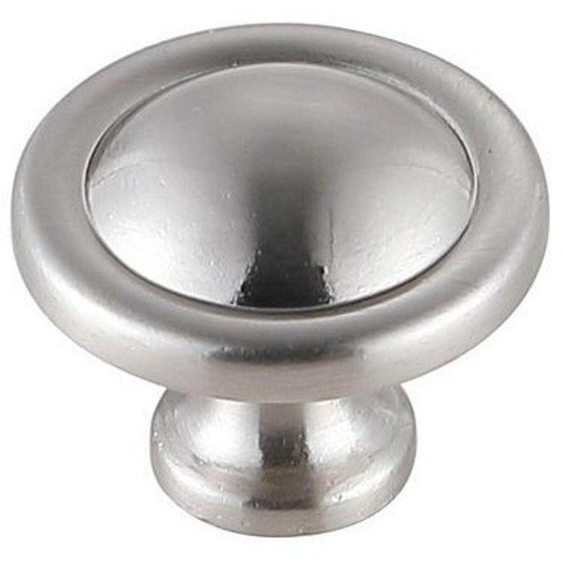 Elegant Lighting Garlande 1.2Inch Diameter Brushed Nickel Mushroom Knob Multipack (Set of 10)