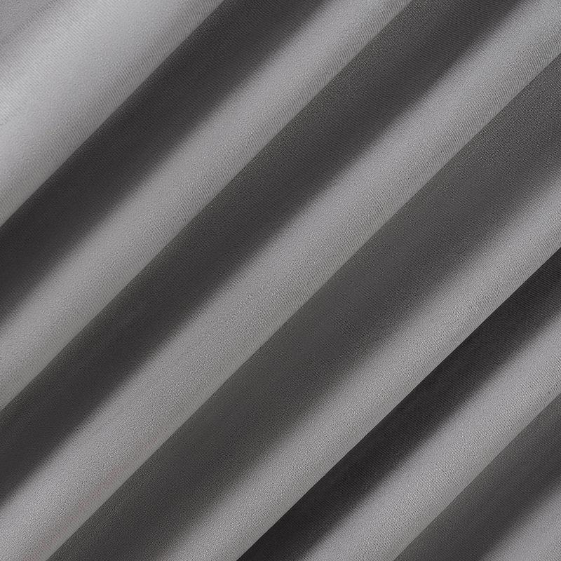 Sun Zero Velvet Noise Reducing Thermal Extreme 100% Blackout Back Tab Curtain Panel