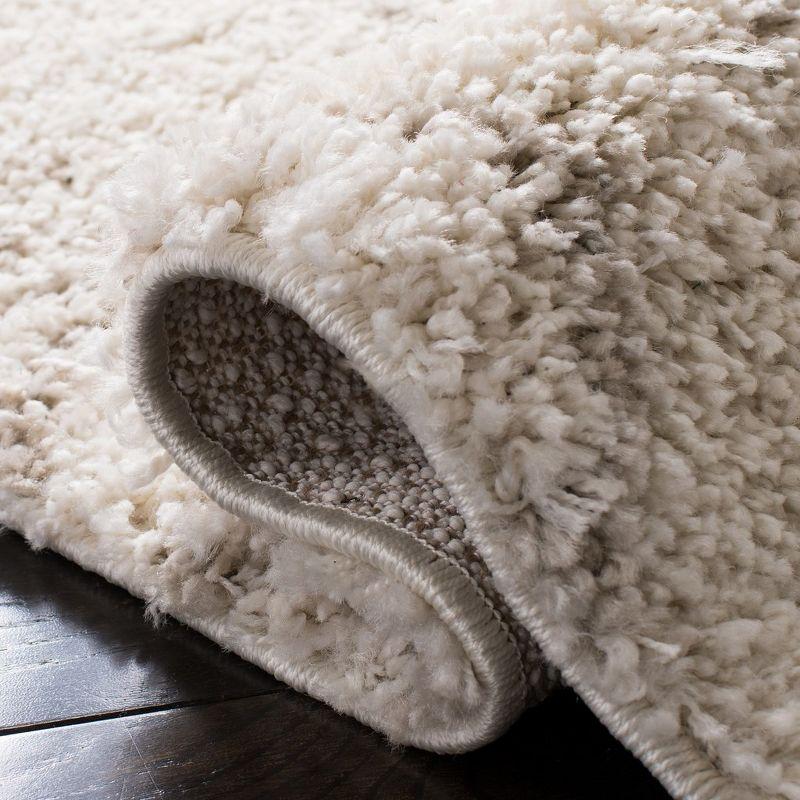 Arizona Shag ASG744 Power Loomed Indoor Area Rug - Ivory/Beige - 8'x10' - Safavieh