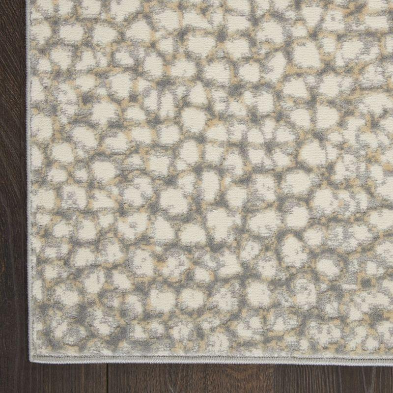 Nourison Joli Modern Indoor Rug Ivory/Beige/Grey 8'6" x 11'6"