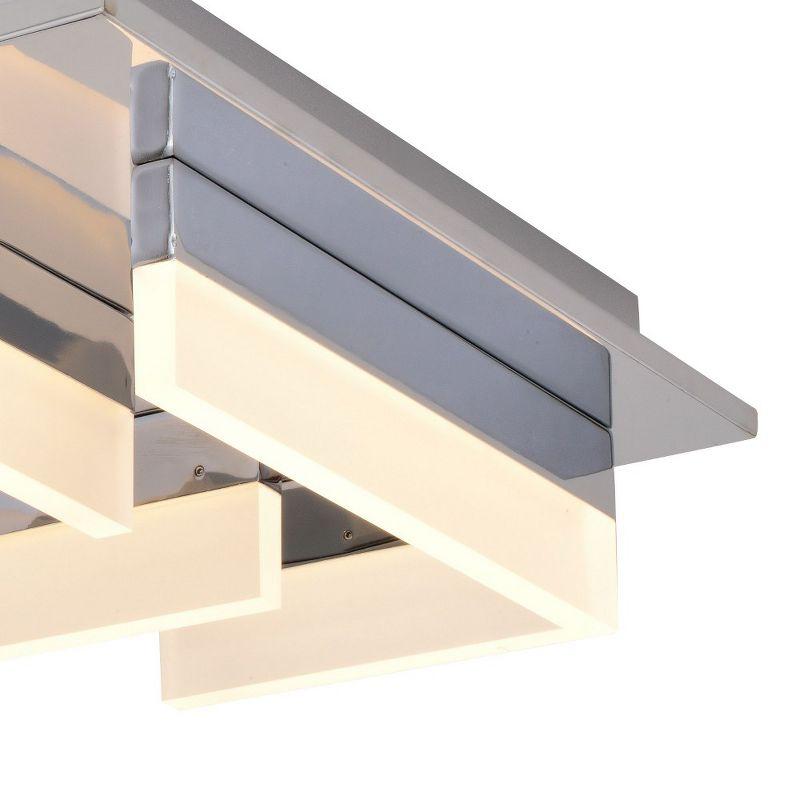 Vaxcel Atra 1 - Light Flush Mount ,  Chrome